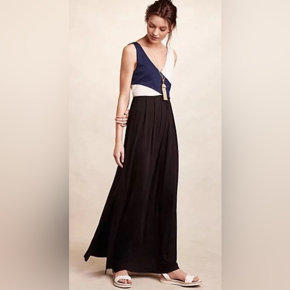NEW Anthropologie Elysian Maxi Dress by Maeve  Size M